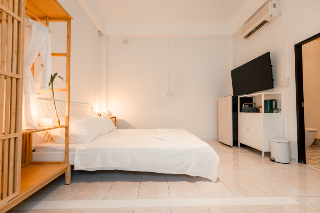 Room at Blessings yoga hostel Koh Phangan