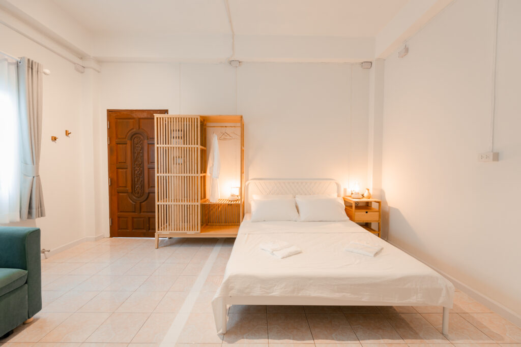 Room at Blessings yoga hostel Koh Phangan